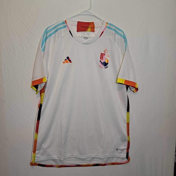 Adidas Belgium‎ Away Jersey Mens Size XL HK5034 New with Tags - Picture 1 of 13